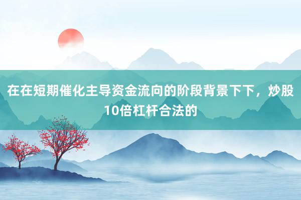 在在短期催化主导资金流向的阶段背景下下，炒股10倍杠杆合法的
